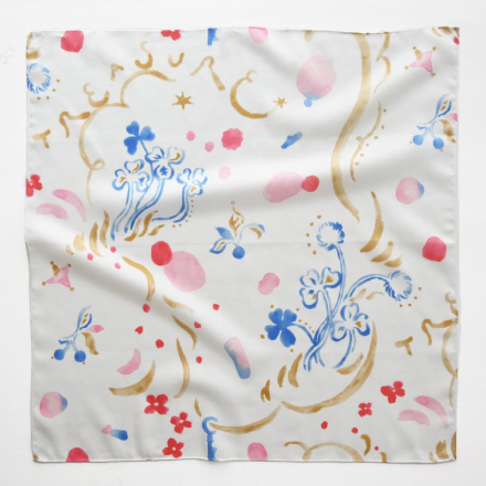 MANAMI SAKURAI Handkerchief 'My treasure' (red & Blue)