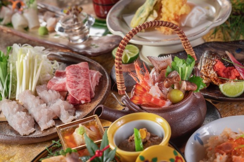 【岡山】和食レストラン 沙羅紗(ホテルリマーニ)　2名様 ランチまたはディナープラン≪会席料理≫
