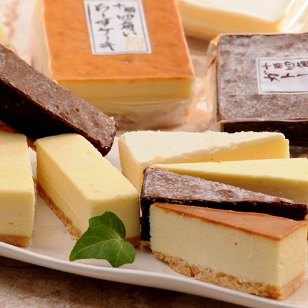 十勝四角いチーズケーキ ＆ ガトーショコラ 北海道産 4個
