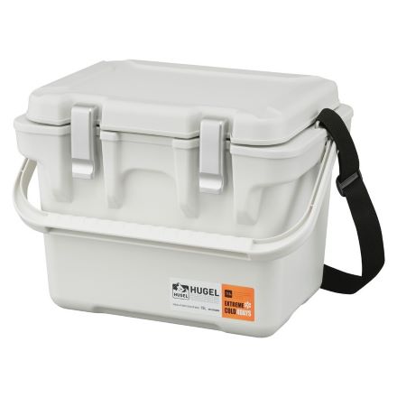 アイリスオーヤマ ＨＵＧＥＬ 真空断熱クーラーボックス 15Ｌ アッシュホワイト VITC-15