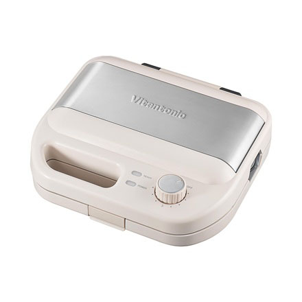 ビタントニオ ワッフル＆ホットサンドベーカー アイボリー VWHｰ600-I