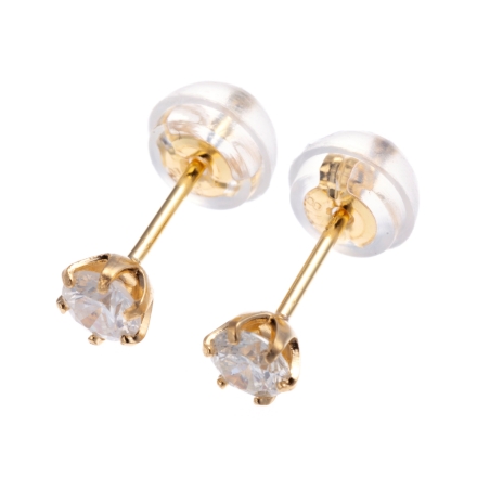 18金0.2ctダイヤピアス