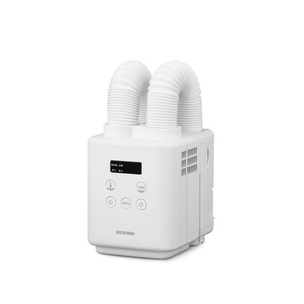 アイリスオーヤマ ふとん乾燥機 カラリエ mini TURBO ツインノズル ホワイト JSK-W10-W