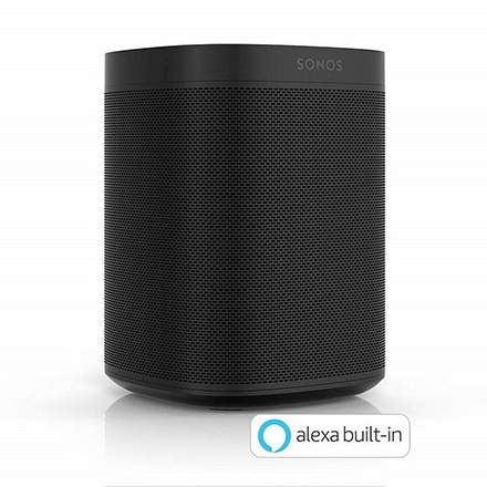オーディオ機器Sonos One (Gen2) Amazon Alexa搭載 ブラック
