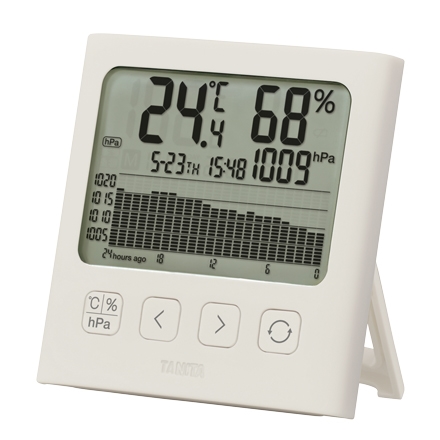 ＜タニタ＞グラフ付きデジタル温湿度計