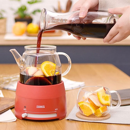 永久不滅ポイント交換の Storee Saison ストーリー セゾン ホットカクテルメーカー 楽しく使えるレシピブック付 Prismate プリズメイト Pr Sk027 レッド 他色あり 家電