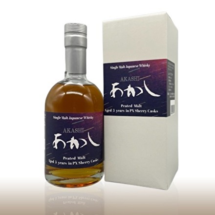 シングルモルト あかし PX5年 HEAVILY PEATED 500ml