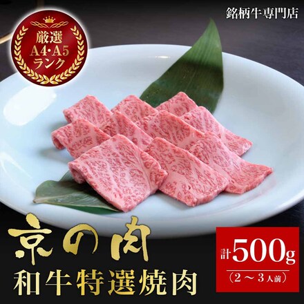 京の肉 和牛 特選 焼肉 500g 2～3人前