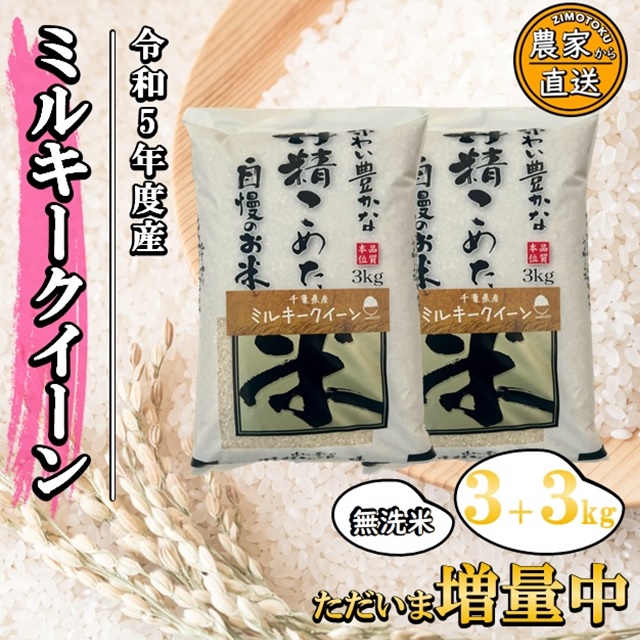 千葉県産 輝農塾のミルキークイーン 10kg 無洗米 令和5年度産｜永久