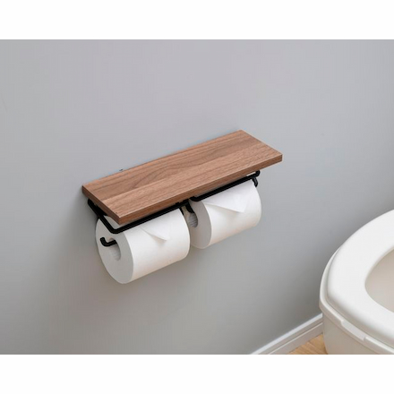 山善（YAMAZEN） ペーパーホルダー RPH-W(DBR3MBK)