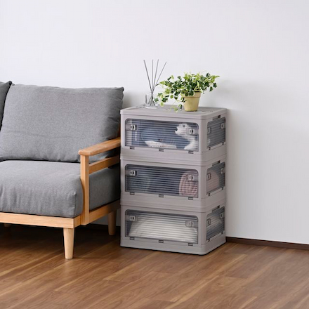 山善（YAMAZEN） フルオープンボックス SFOB-M(GG)