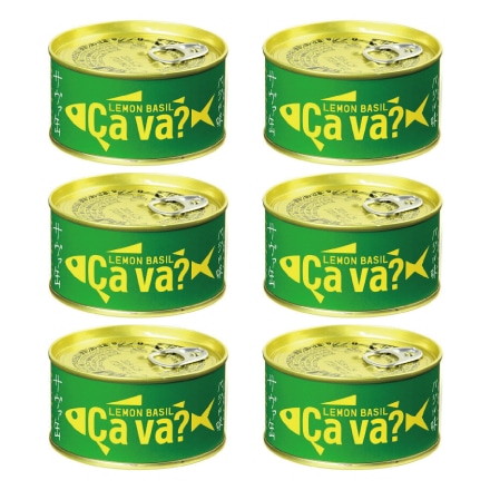 サヴァ缶 国産 サバのレモンバジル味 6缶 セット