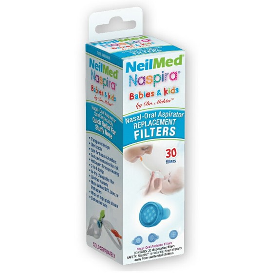 ナスピラ 乳幼児用鼻水吸引器用 フィルター 30個入