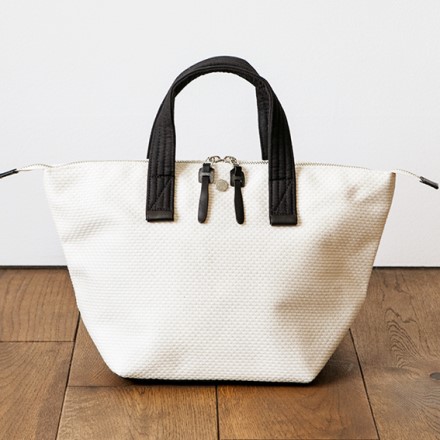 N°33 Bowlerbag small　ホワイト/ブラック