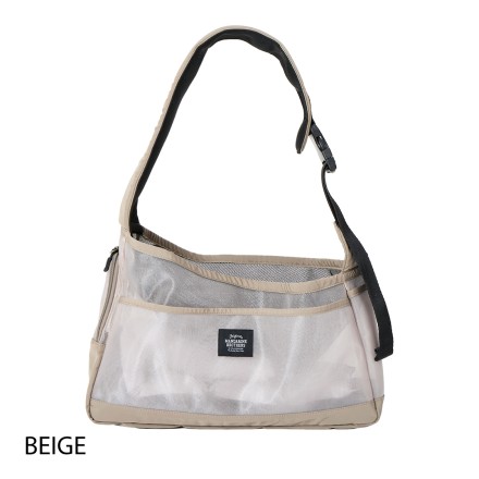 MESH SHOULDER BAG Mサイズ ベージュ