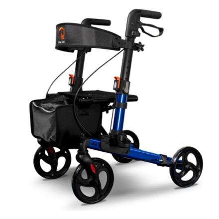 アルミ製折り畳み式 ライパットシルバーカー NEXT ブルー