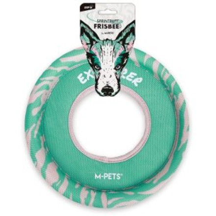 M-PETS SPRINTPUFF FRISBEEトイ PINK&GREEN