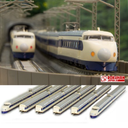 ロクハンZゲージ 国鉄0系新幹線 初期型 「ひかり1号」 12両セット