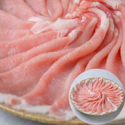 細川農興 十豚 ロース 計1kg　2～3mmスライス