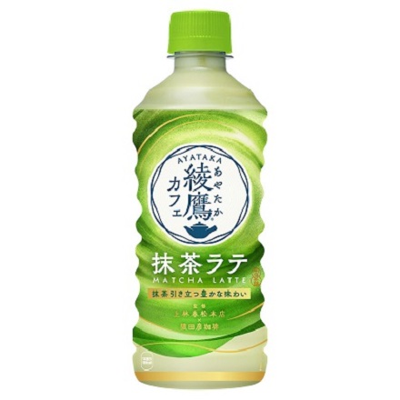 綾鷹カフェ 抹茶ラテ PET 440ml×24本入り