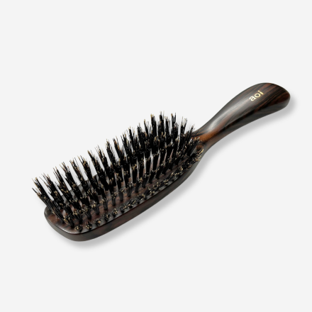 aoi 高級猪毛ヘアーブラシ６行（髪の量の多い方）