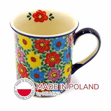 ポーリッシュポタリー Millena社 ポーランド食器 マグカップ  1個