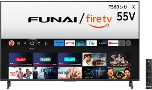 FUNAI/Fire TV 55V型 Fire TV搭載 4K液晶テレビ FL-55UF560 F560シリーズ