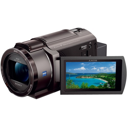 ソニー 4Kビデオカメラ Handycam FDR-AX45A-TI ブロンズブラウン