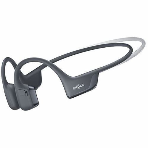 ショックス ワイヤレス 骨伝導イヤホン IP55 最大12時間 USB-C OpenRun Pro2 Mini SKZ-EP-000033 ブラック系