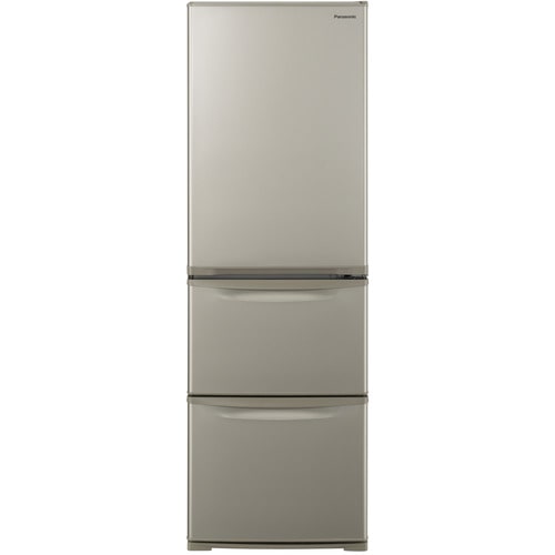 パナソニック 3ドアスリム冷凍冷蔵庫 365L 左開き NR-C373CL-N グレイスゴールド ※他色あり