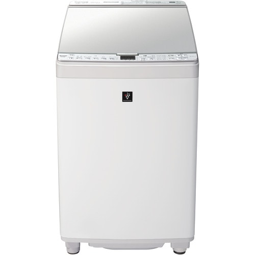 シャープ 縦型洗濯乾燥機 ステンレス穴なし槽 ( 洗濯8.0kg 乾燥4.5kg ) ホワイト ES-PX8F-W