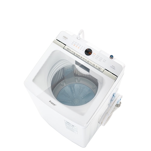 AQUA 全自動洗濯機 (洗濯8.0kg) prette plus AQW-VX8M-W