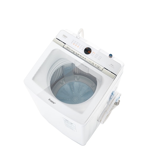 AQUA 全自動洗濯機 (洗濯8.0kg) prette AQW-VA8M-W