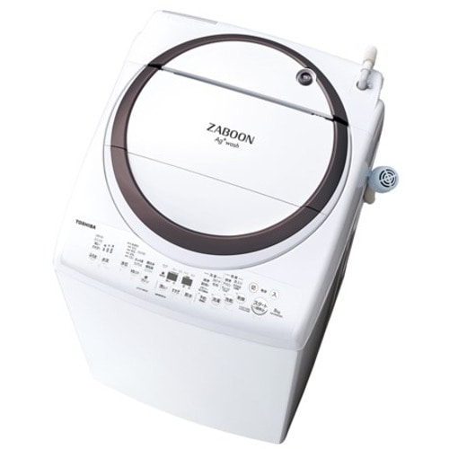 東芝 縦型洗濯乾燥機 ZABOON ( 洗濯8kg・乾燥4.5kg ) AW-8VM2-W グランホワイト