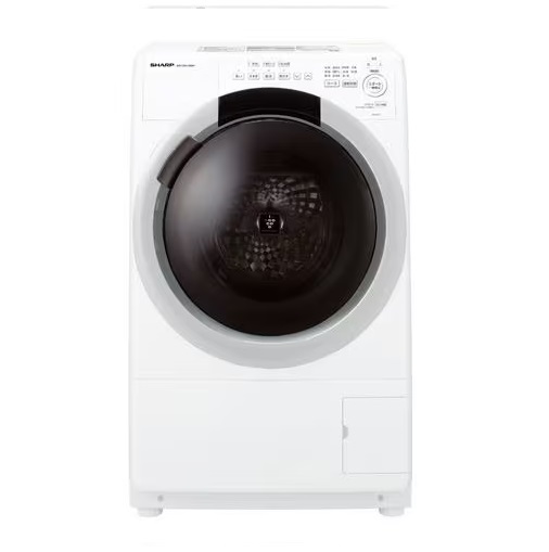シャープ ES-S7J ドラム式洗濯乾燥機 (洗濯7.0kg・乾燥3.5kg・右開き) クリスタルホワイト ESS7J