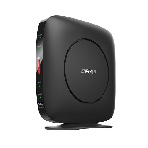BUFFALO Wi-Fiルーター AirStation 親機 2401+800Mbps Wi-Fi6 11AX対応 WSR-3200AX4S-BK ブラック ※他色あり
