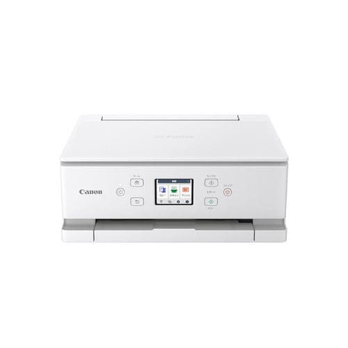 キヤノン PIXUSTS7630WH 5色インクジェット複合機 2WAY給紙対応 自動両面プリント Windows Mac ChromeOS対応 ホワイト