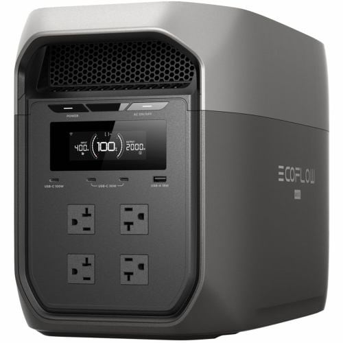 EcoFlow エコフロー DELTA 3 Max 容量2048Wh 出力2200W EFD3M-G-JP-CBOX ポータブル電源