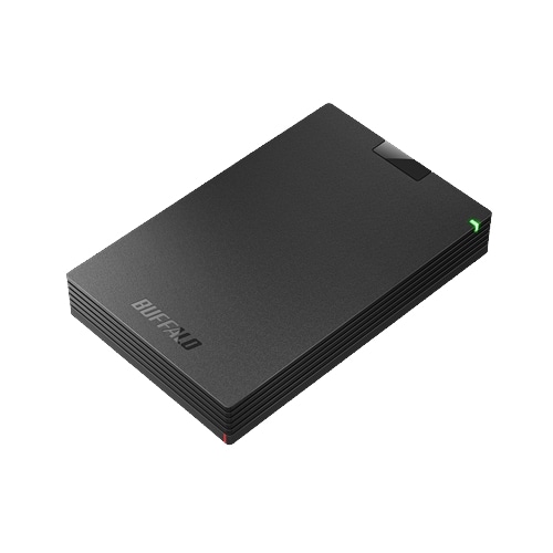 BUFFALO ポータブルHDD ミニステーション USB3.1 Gen1/USB3.0 2TB HD-PCG2.0U3-GBA ブラック ※他色あり
