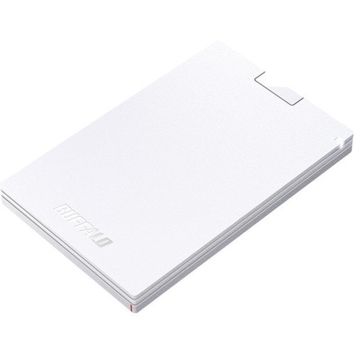 バッファロー ポータブル型外付けSSD 1TB 白 SSD-PG1.0U3-WC