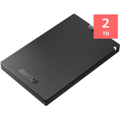 バッファロー SSD 2TB SSD-PG2.0U3-BC 黒