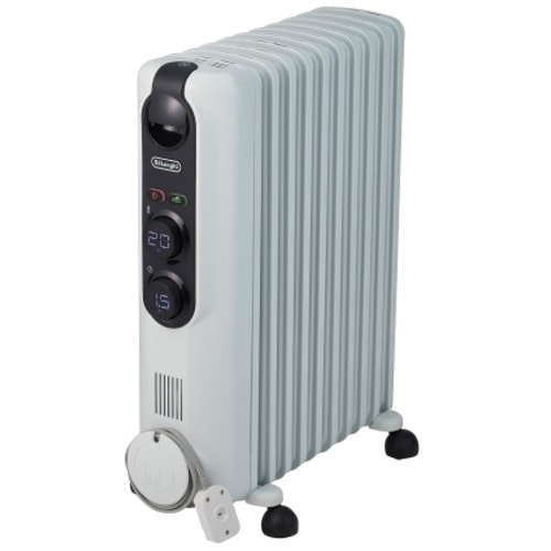 デロンギ オイルヒーター アミカルド 1500W RHJ35M1015-BK ピュアホワイト+ブラック