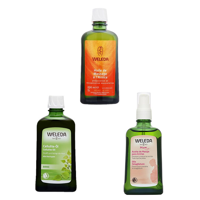 ヴェレダ ボディオイル 3種セット200mlx2+100mlアルニカ+ホワイトバーチ+マザーズ(ポンプ付)