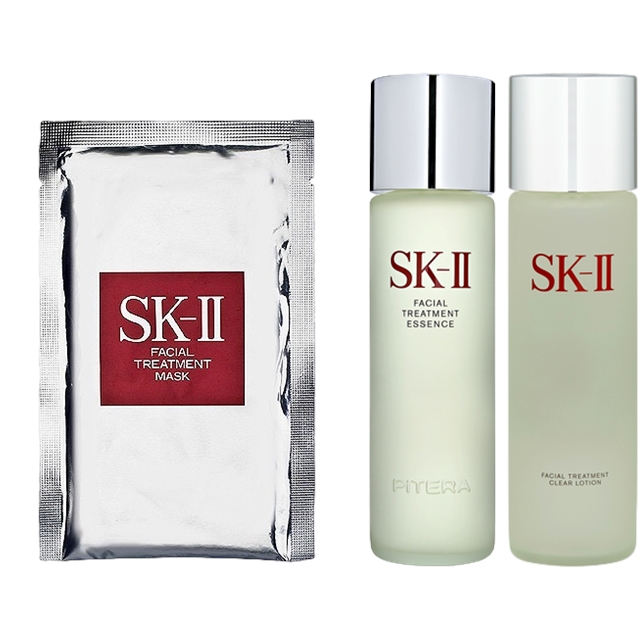 エスケーツー（SK-II／SK2） フェイシャル トリートメント マスク 1枚 とフェイシャル トリートメント エッセンス 230ml とフェイシャルトリートメント クリア ローション 230ml のセット