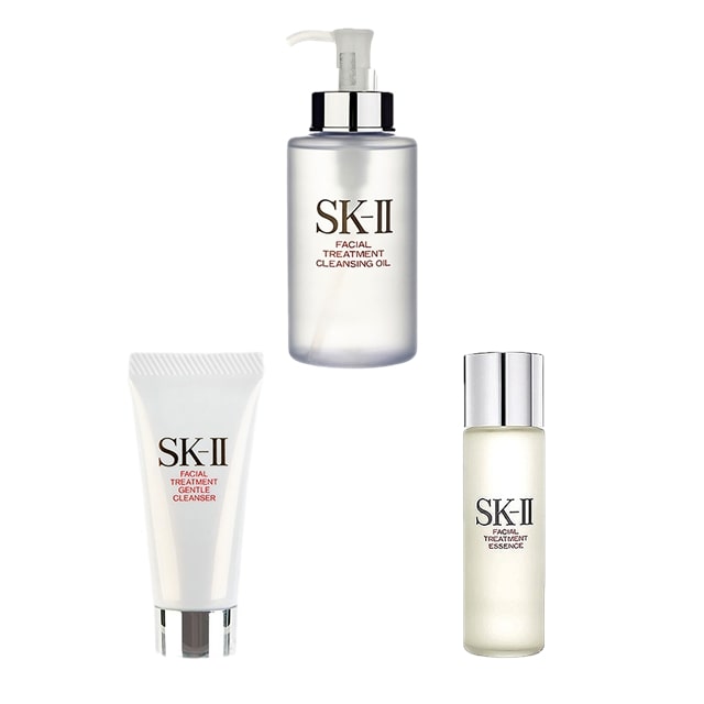 エスケーツー ( SK-II SK2 ) ピテラベーシックケア 3点セット FTクレンジングオイル 250ml ＋ FTエッセンス 30ml ＋ FTジェントルクレンザー 20g