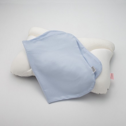 西川 医師がすすめる健康枕 もっと寝顔美人専用ピローケース 64×42cm ブルー