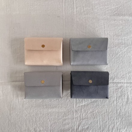 シンメトリーな三つ折り財布 スミクロ