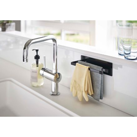 tower マグネット布巾ハンガー タワー スリム ブラック