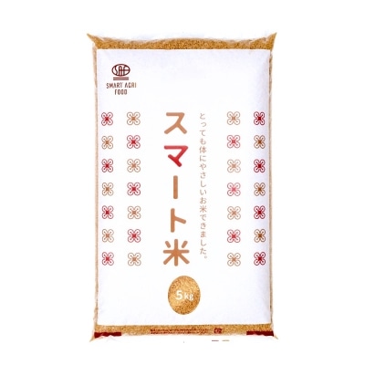 スマート米 青森県産 つがるロマン 無洗米玄米 (節減対象農薬50以下) 5.0kg