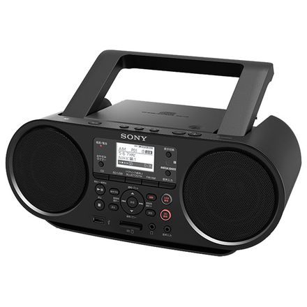 ソニー CDラジオ ブラック ZS-RS81BT